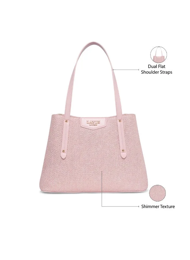 Lavie  Luxe Women's Glam Bella 3 Comparment Medium (Pink) for Women | Best Price UAE